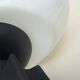 "mikos" lamp by diego chilo for sirrah in plastic and opaline, 1992