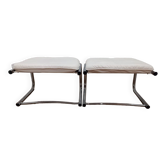 Pair of 1970s Bauhaus style footstools