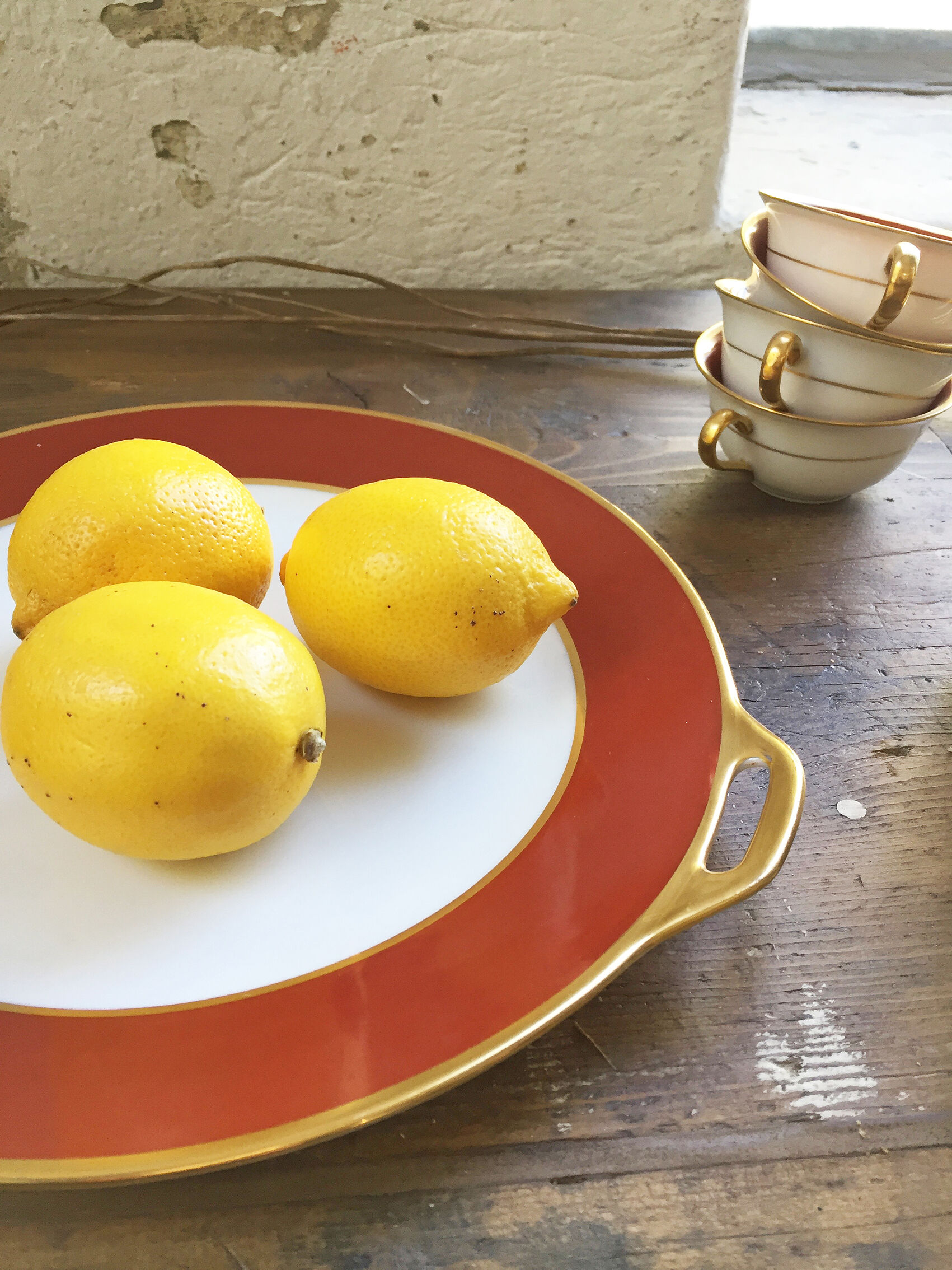 Set plates and coffee Limoges Taourel