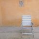 Vintage wooden folding garden chair