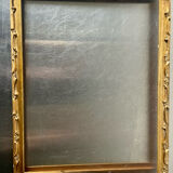 Antique art nouveau frame gilded wood measurements 25.5 cm x 19.5 cm