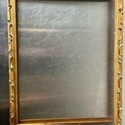 Antique art nouveau frame gilded wood measurements 25.5 cm x 19.5 cm