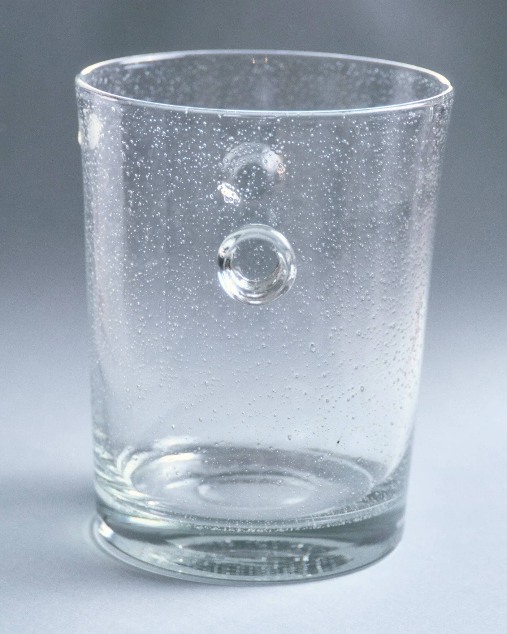 Bubble glass champagne bucket, Romanart, 1970s