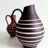 Mid-Century Modern Terracotta Pitcher by AKRU, West Germany, 1950s