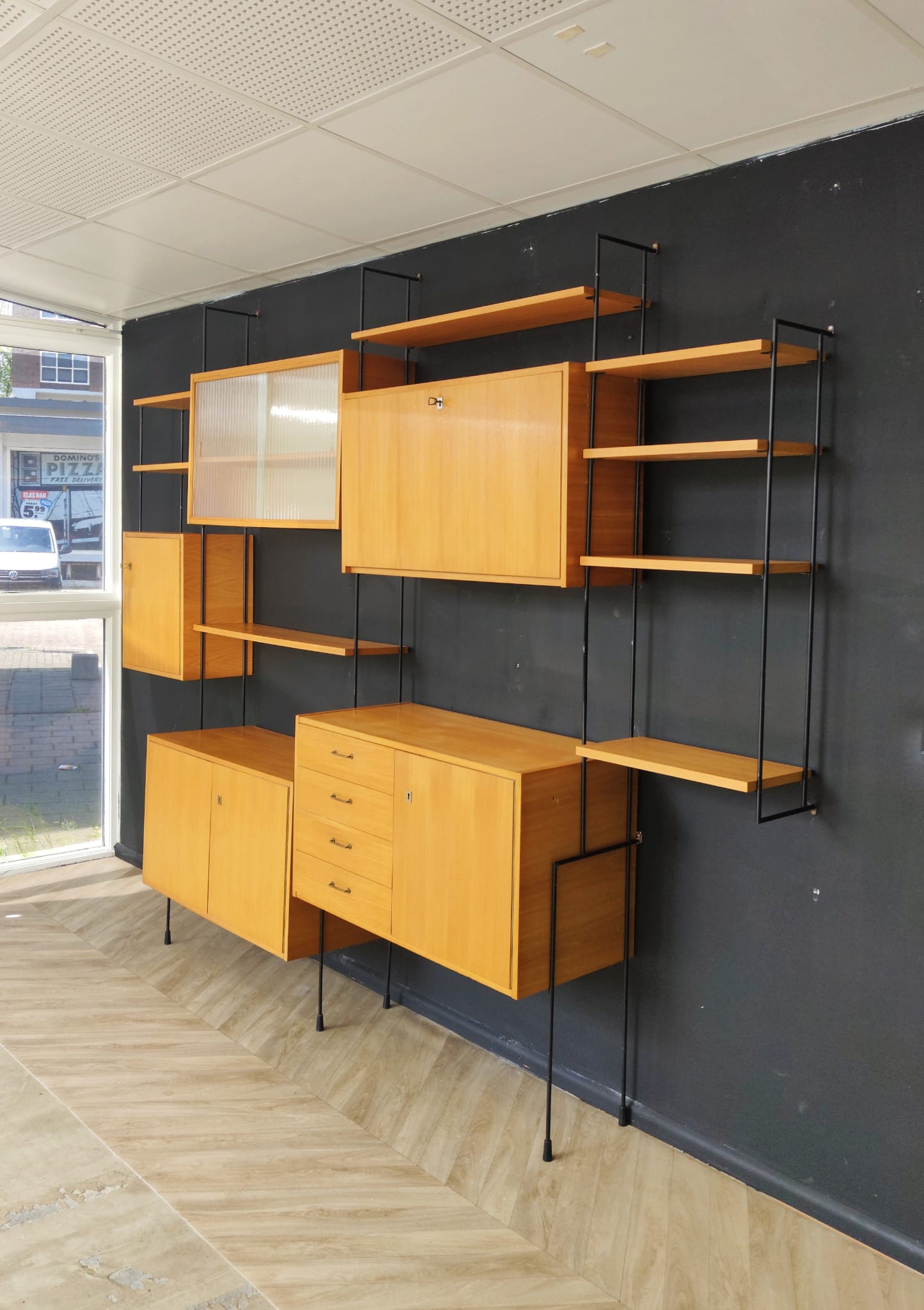 Mid century wall system | vintage - bookcase