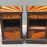 Pair of Art Deco bedside tables from the 1920s.