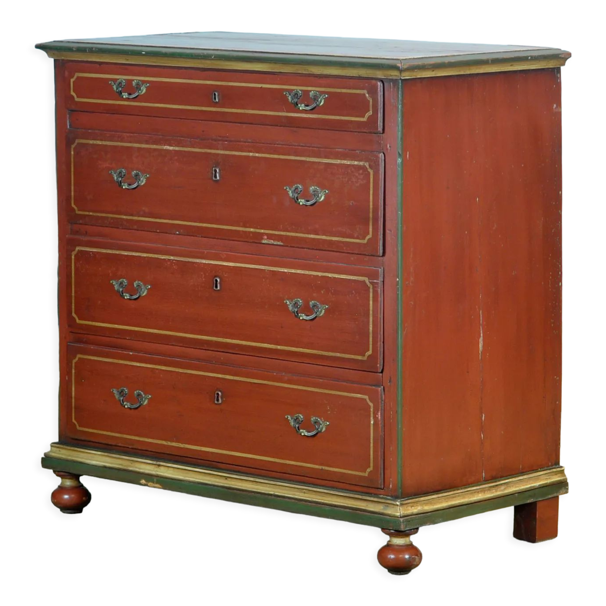 Pine chest of drawers, circa 1920