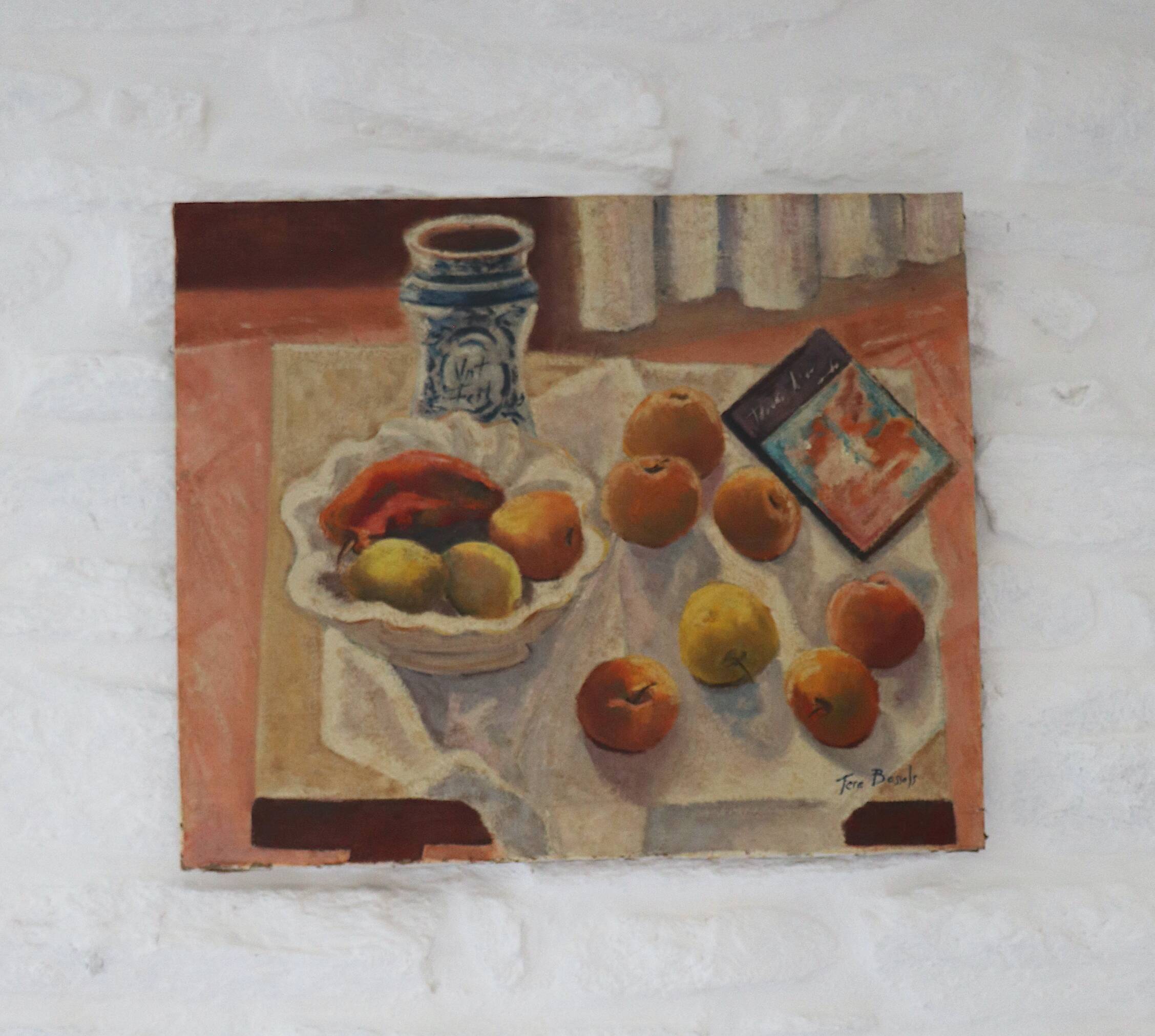 Oil on canvas Still life with fruits XX Minorca