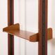 Italian floor to ceiling wall unit or room divider in teak, 1960s