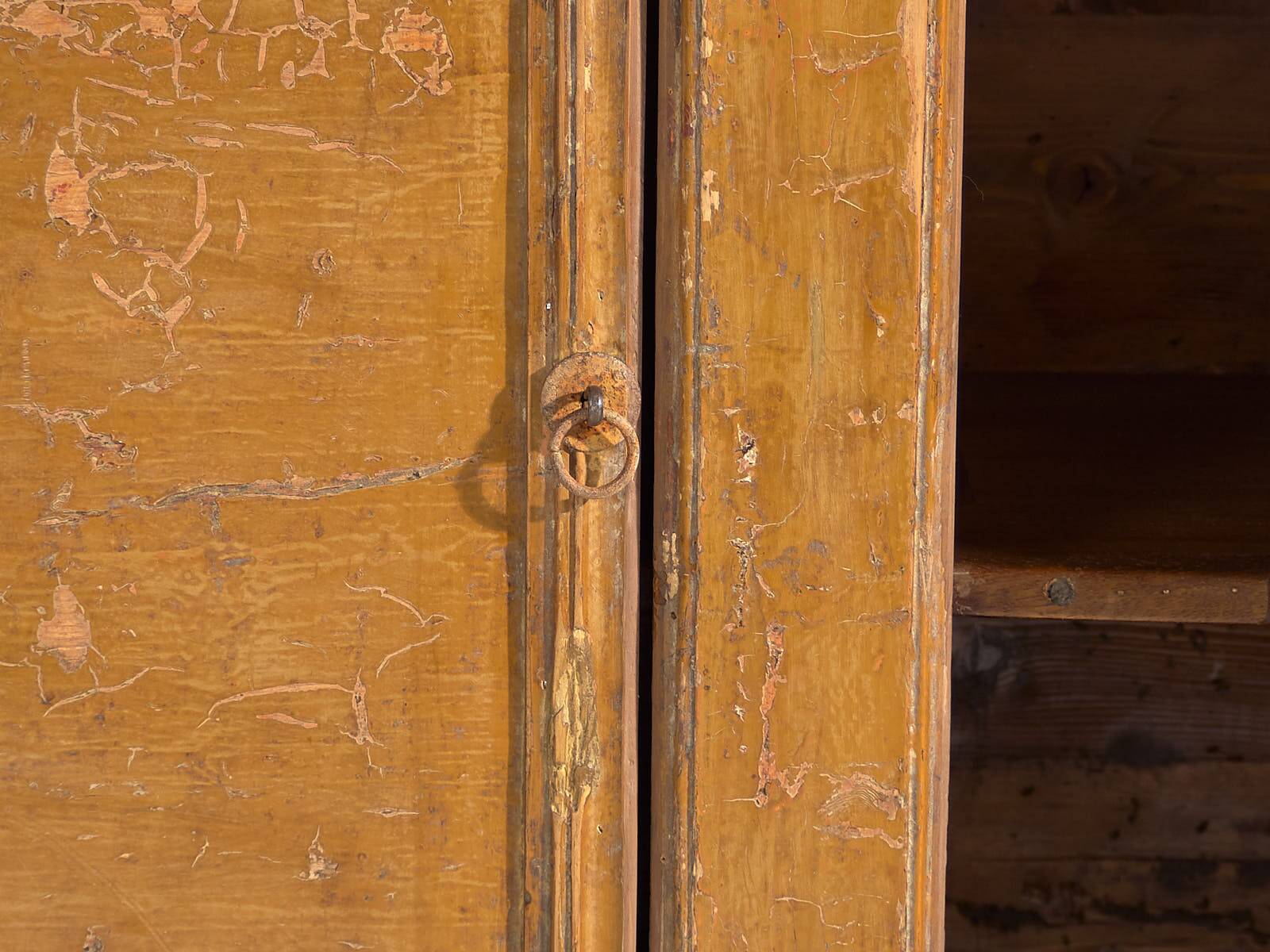 Antique sideboard with ochre patina (c.1900) #11