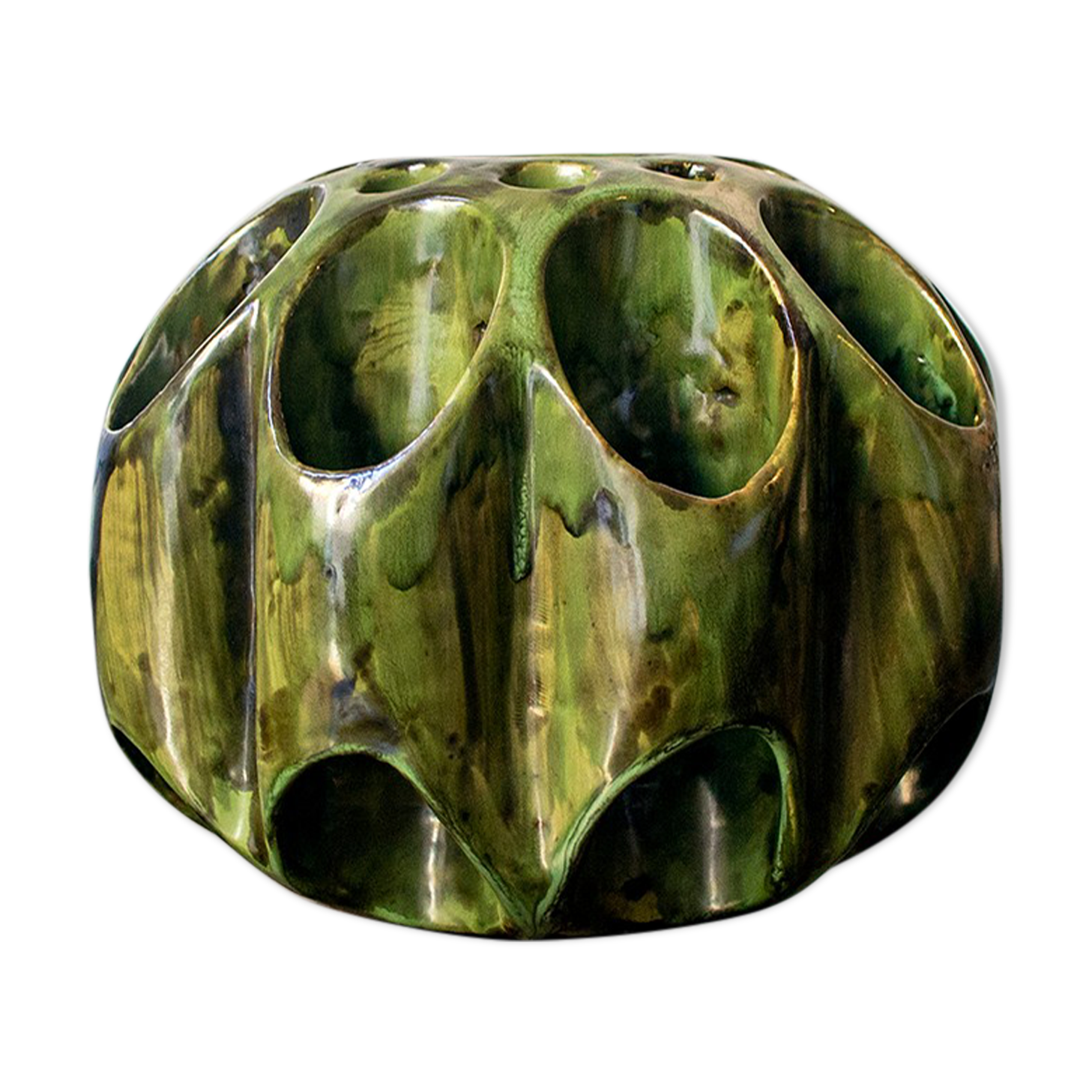 Ceramic vase-sculpture by Vladimir Pecic Zagreb Year 1973