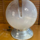 Vintage Ceiling Light Wall Sconce Coloured Glass Ball + Aluminium Support 50s #E060