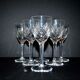 Set of 6 junon stemmed glasses cristallerie lorraine lemberg dlg chantilly h13.5