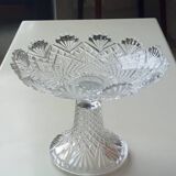 Chiseled glass cup