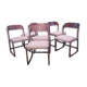 Lot de 6 chaises traîneau Baumann