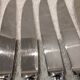 12 dessert knives with silver-plated metal handles, silversmith Ercuis Valencay