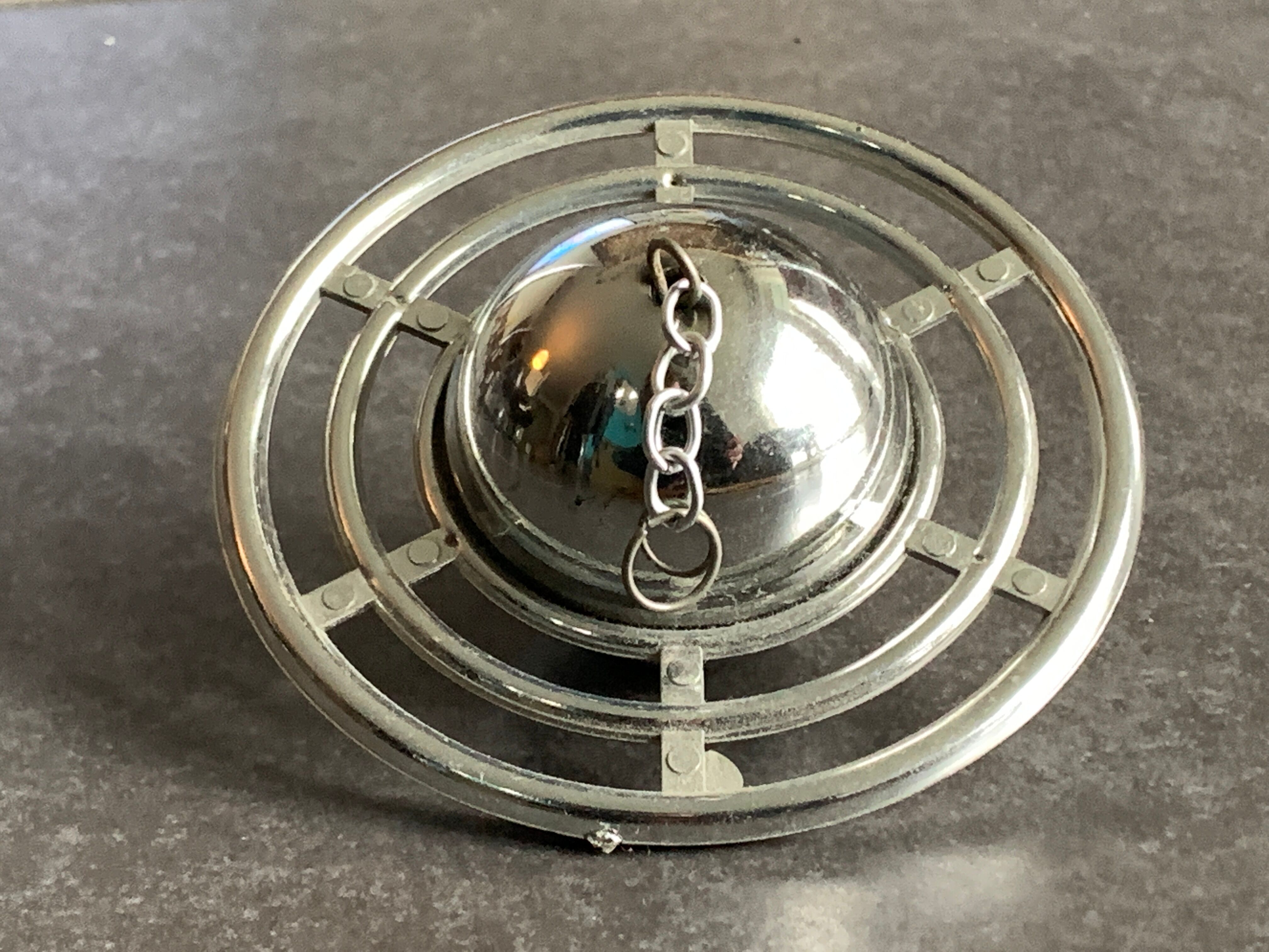 Italian design pendant lamp or chandelier, 16 planets Saturn, space age, 1970