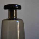 Smoked glass vase