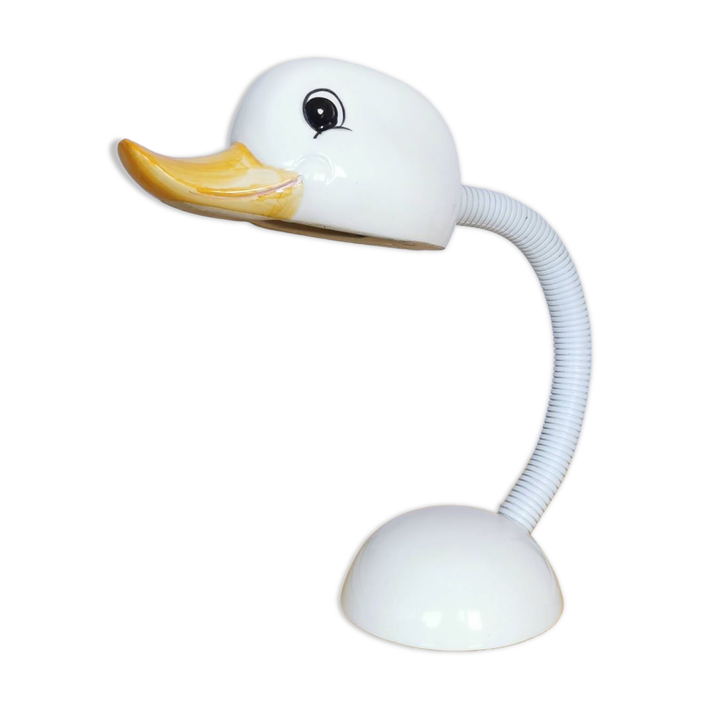 Flexible ceramic duck lamp, 1968