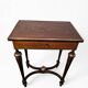 Napoleon III hairdresser in walnut and brass marquetry from the 19th century.