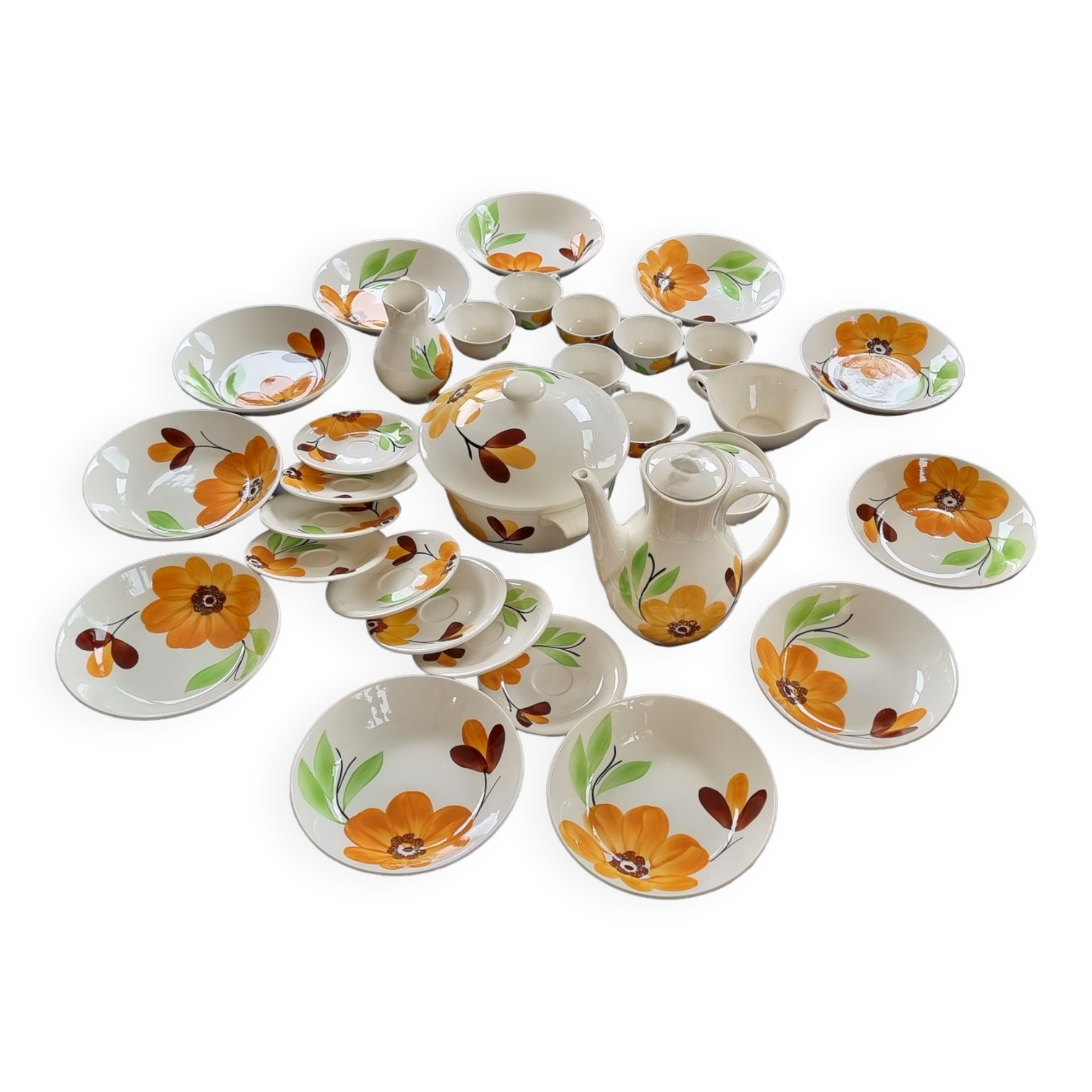 Served in Gien earthenware