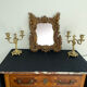 Miroir en bois sculpté et doré