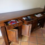 Solid elm sideboard