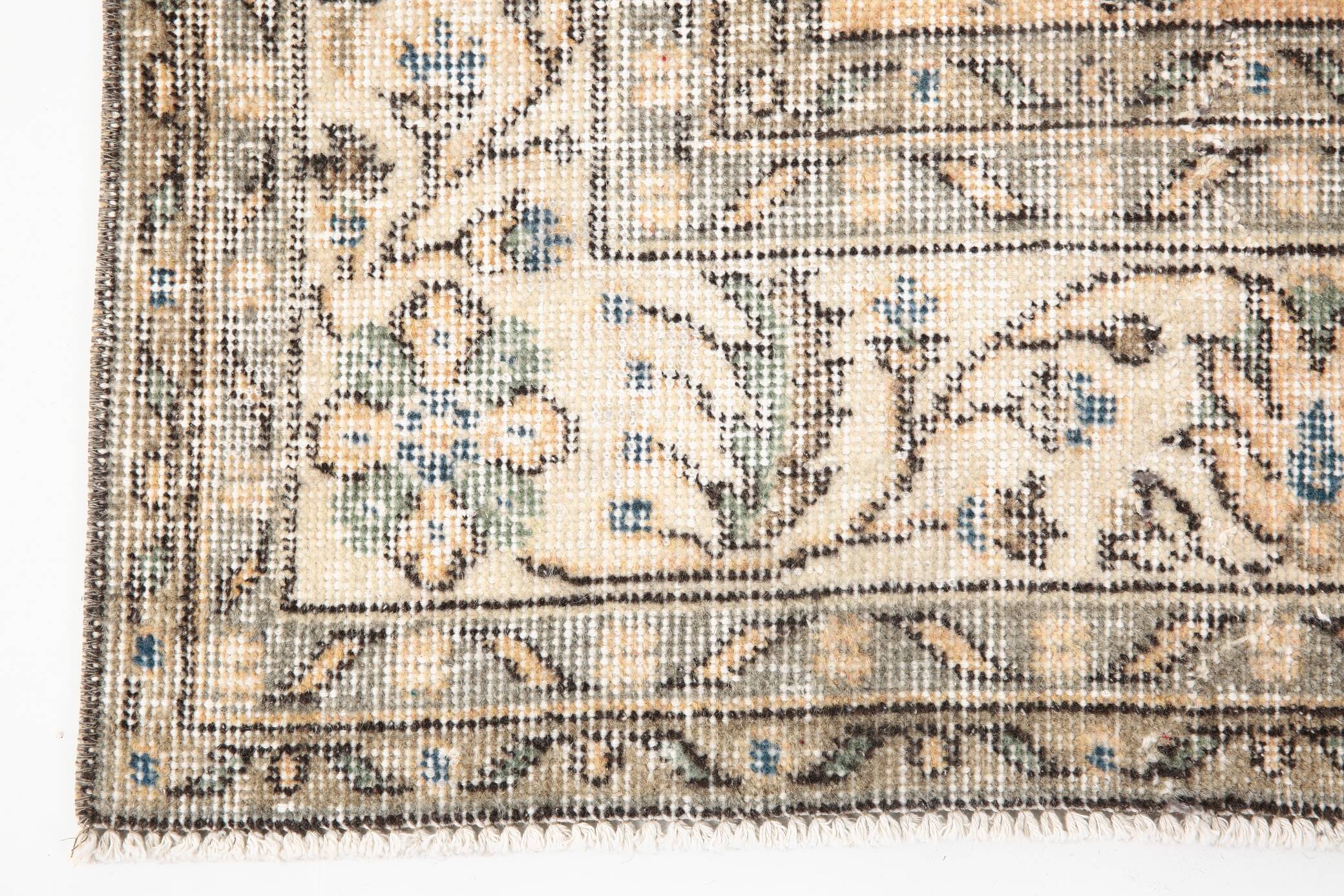 7x10 Floral Design Persian Rug, Living Room Rug, 216x304Cm