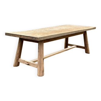 Raw wooden table from the 1930s