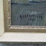 Oil Landscape, Sweden, 1940s