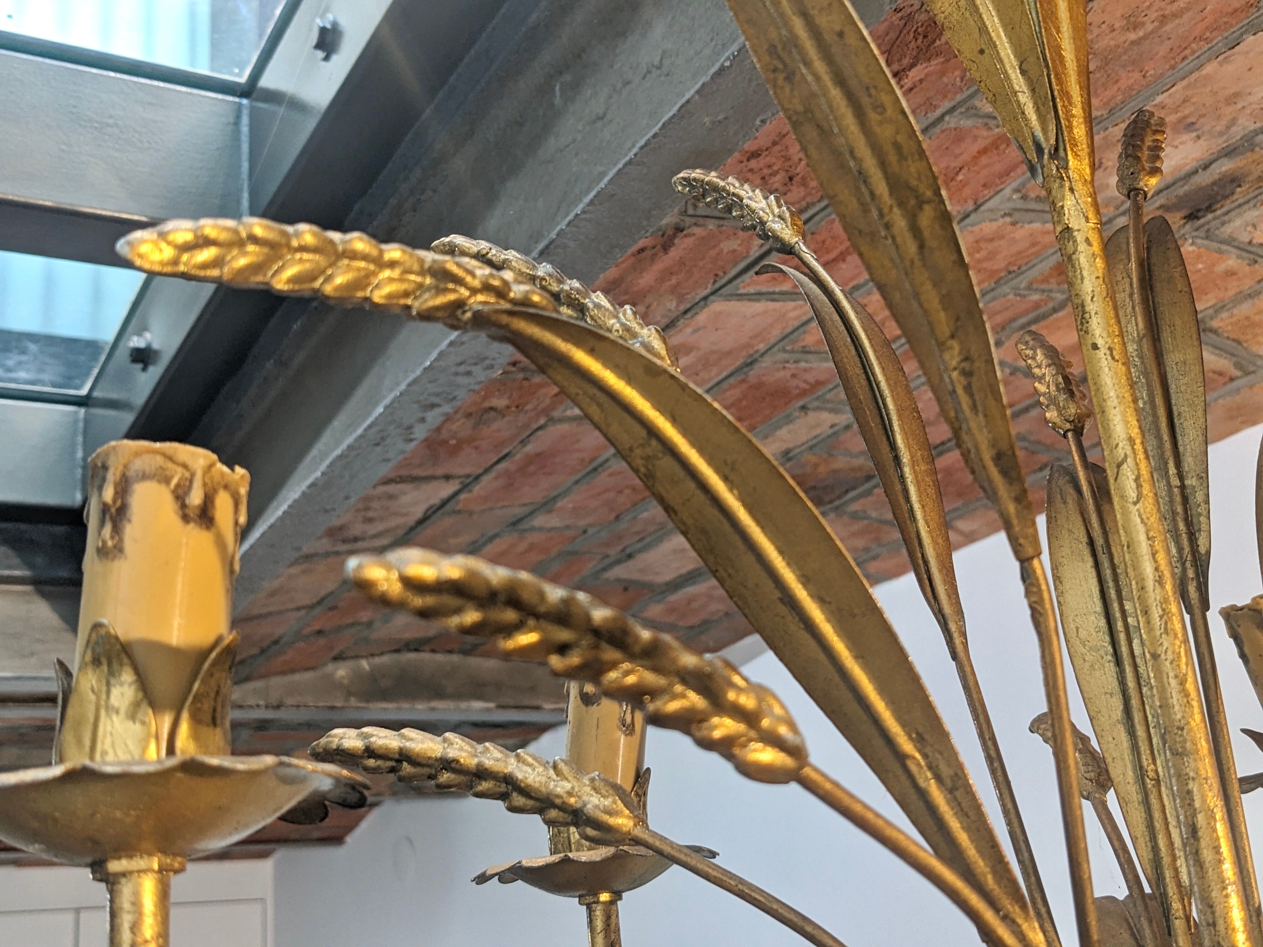 Chandelier "ears of wheat" with 5 arms