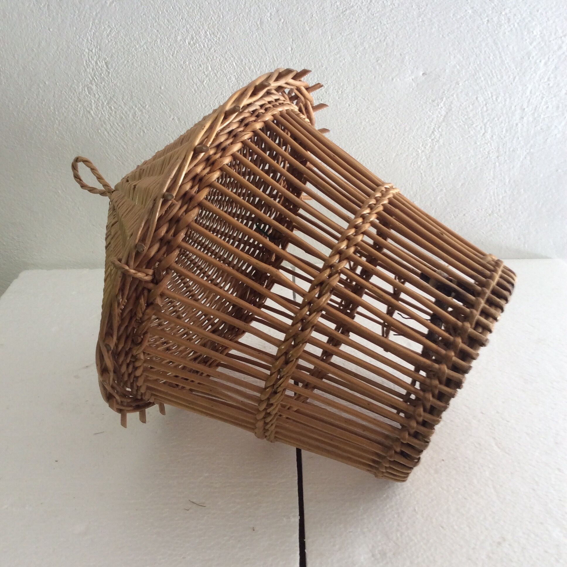Rattan bird cage