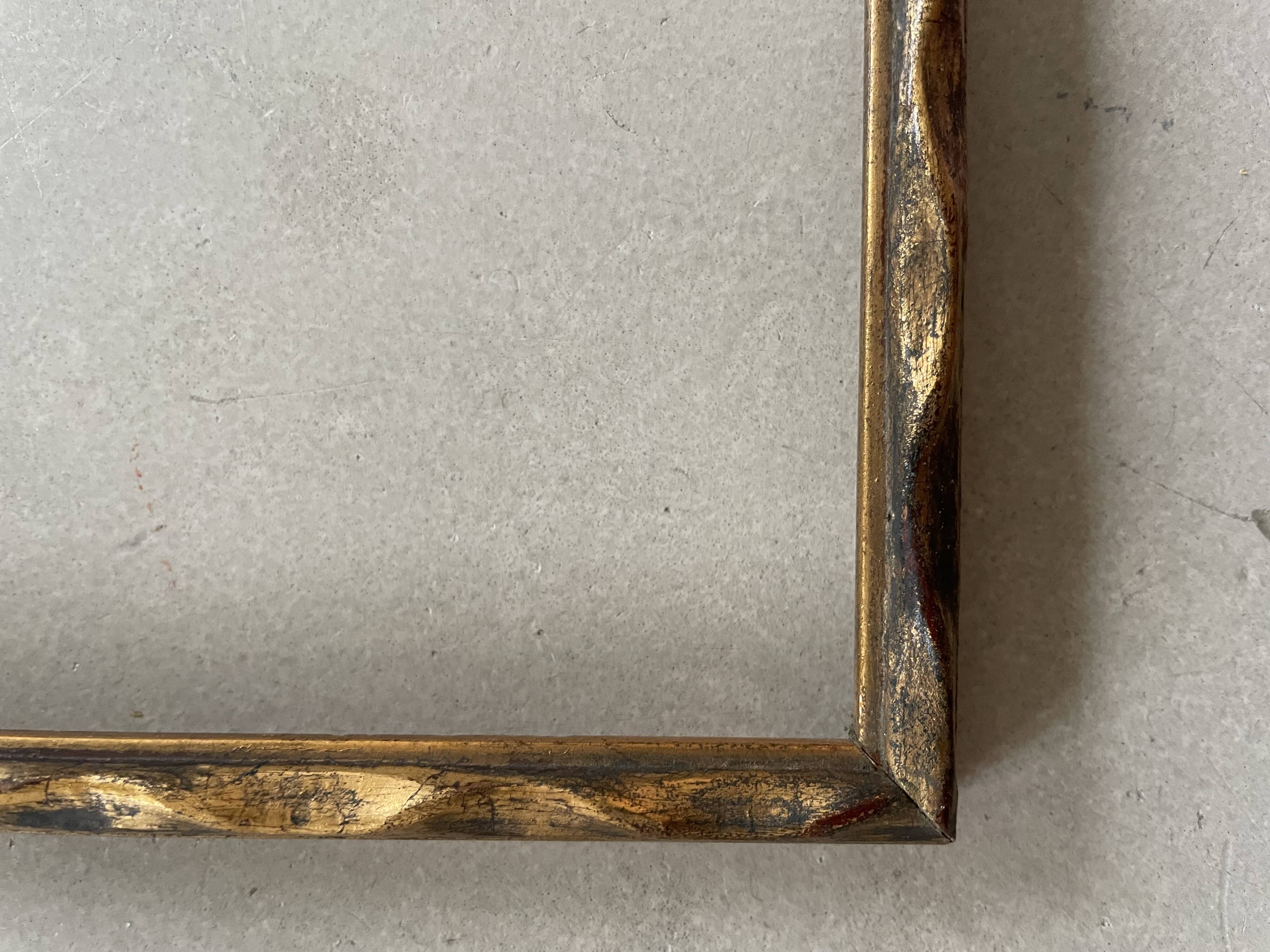 Old golden frame 25x35cm