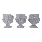 coquetiers poules transparentes
