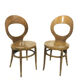 Paire de chaises Baumann modèle Mouette