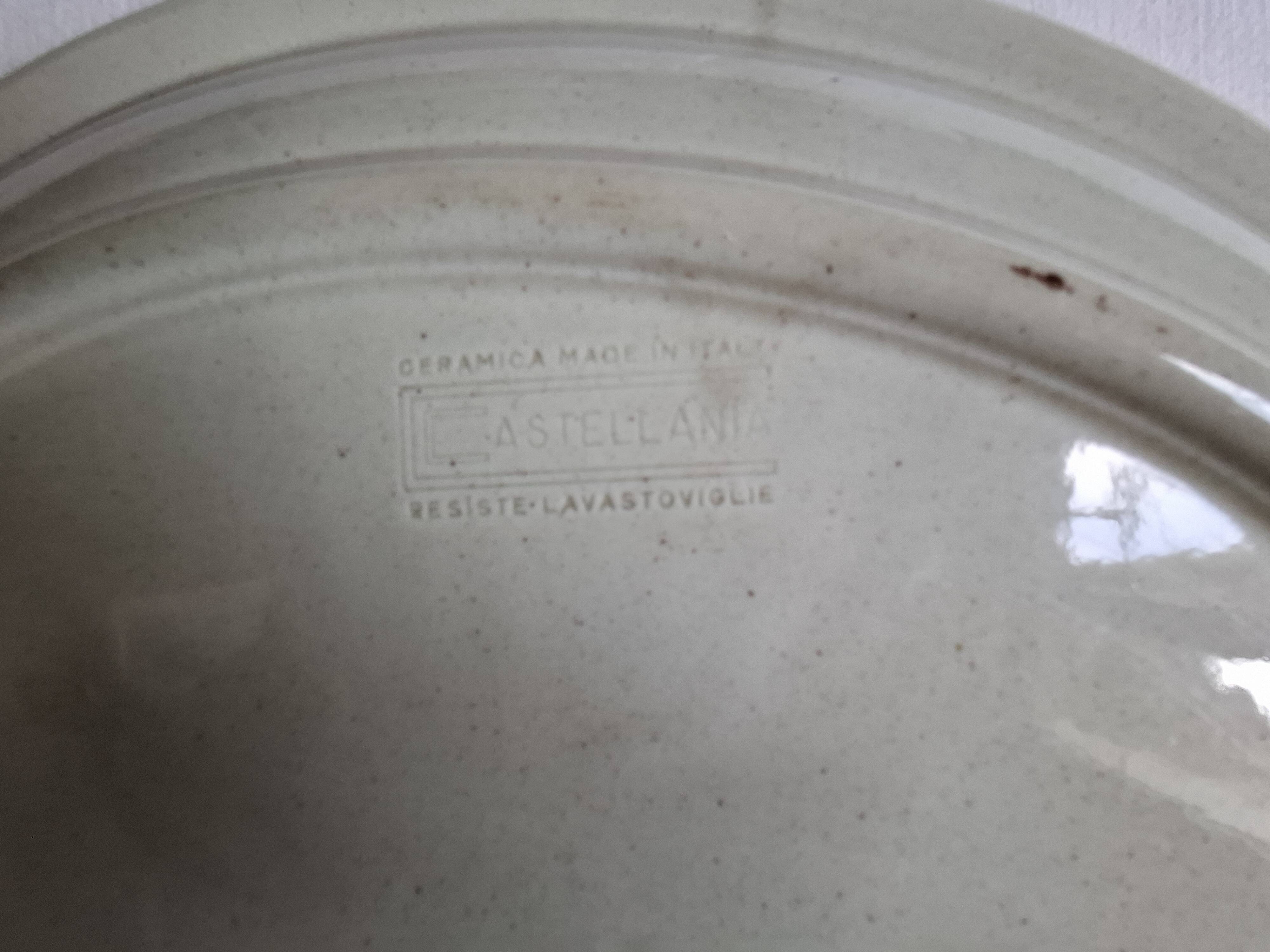 Large oval ceramic platter