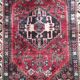 Tapis persan Chiraz noué main 124x94 cm
