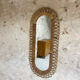 Vintage rattan mirror