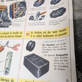 Affiche Scolaire MDI - Le charbon / La craie