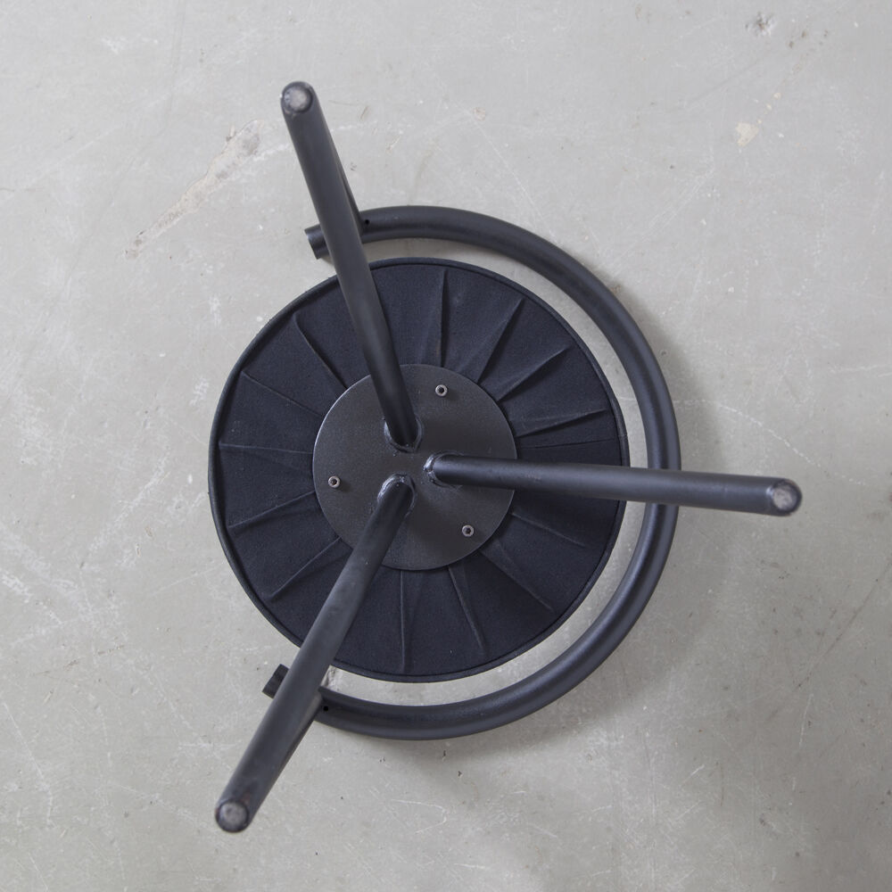 Black metal chairs "Miss Dorn" Philippe Starck , publisher Disform 1981