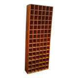 Wooden workshop locker, in fir, 1960s-70s.
