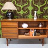 "1970 teak library enfilade"