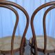 Set of 6 Bentwood Dining Chairs with Cane Seat / Bistro Thonet Style Chairs