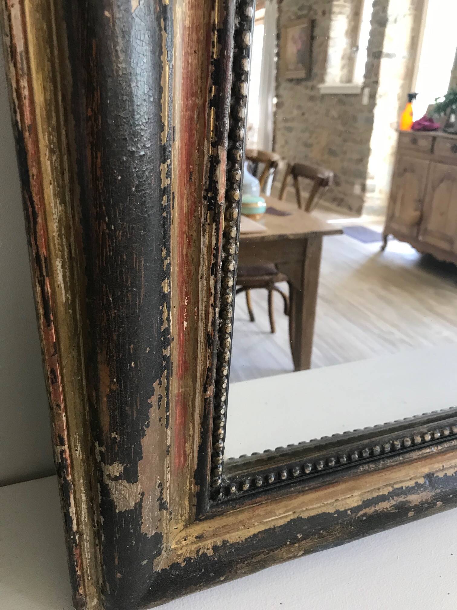 Antique Louis Philippe mirror 120x127