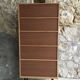 Vintage library showcase - metal feet - mahogany veneer - 1960