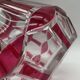Art Deco flower holder in crystal from Val Saint-Lambert