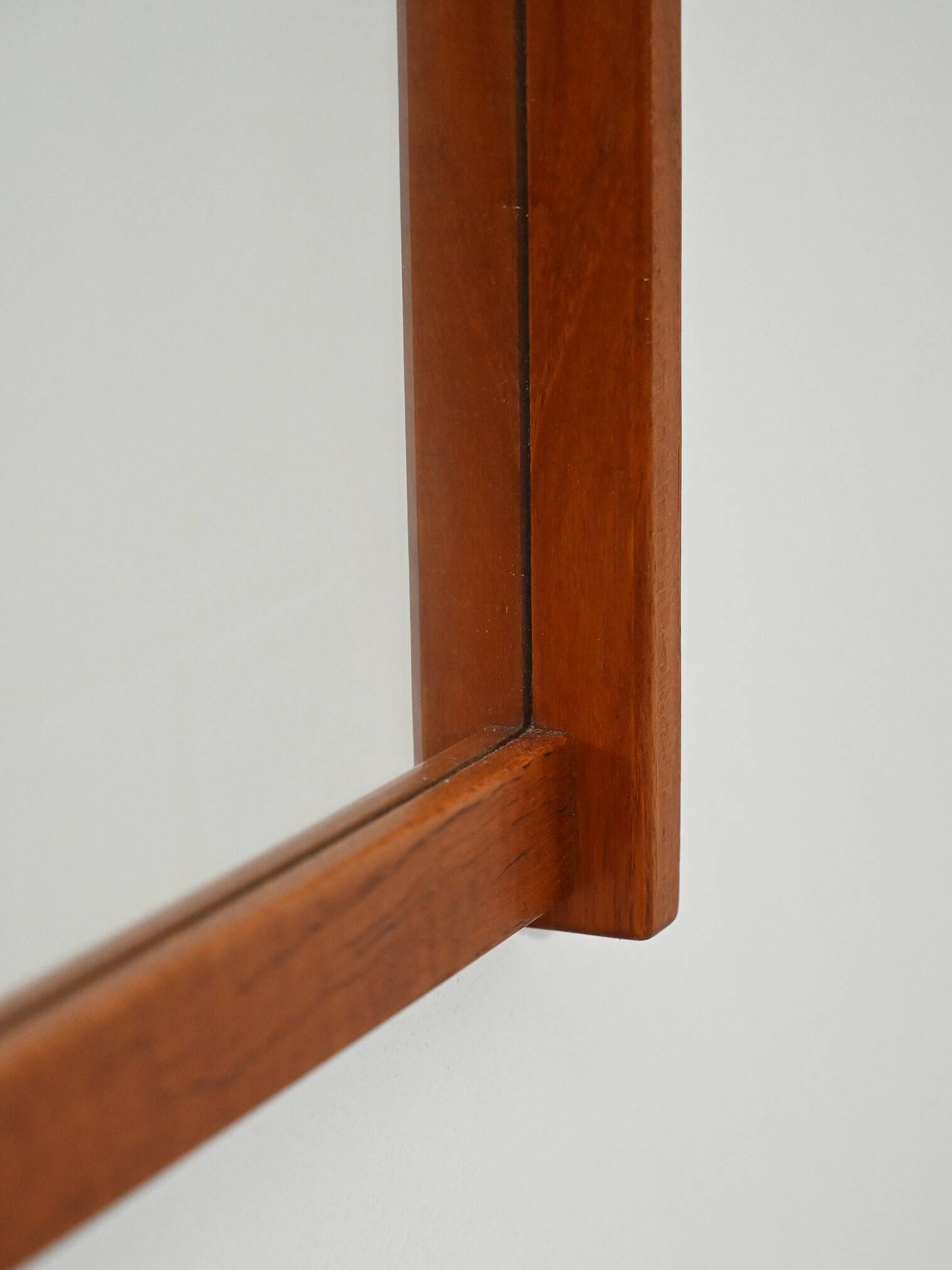 1960s Scandinavian teak mirror