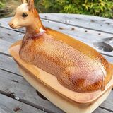 Ceramic deer terrine