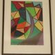 Swedish Mixed Media/Oil Pastel on Panel –“Ritad 66” by Ann Wazzgren
