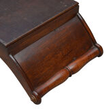 George III mahogany cheese coaster